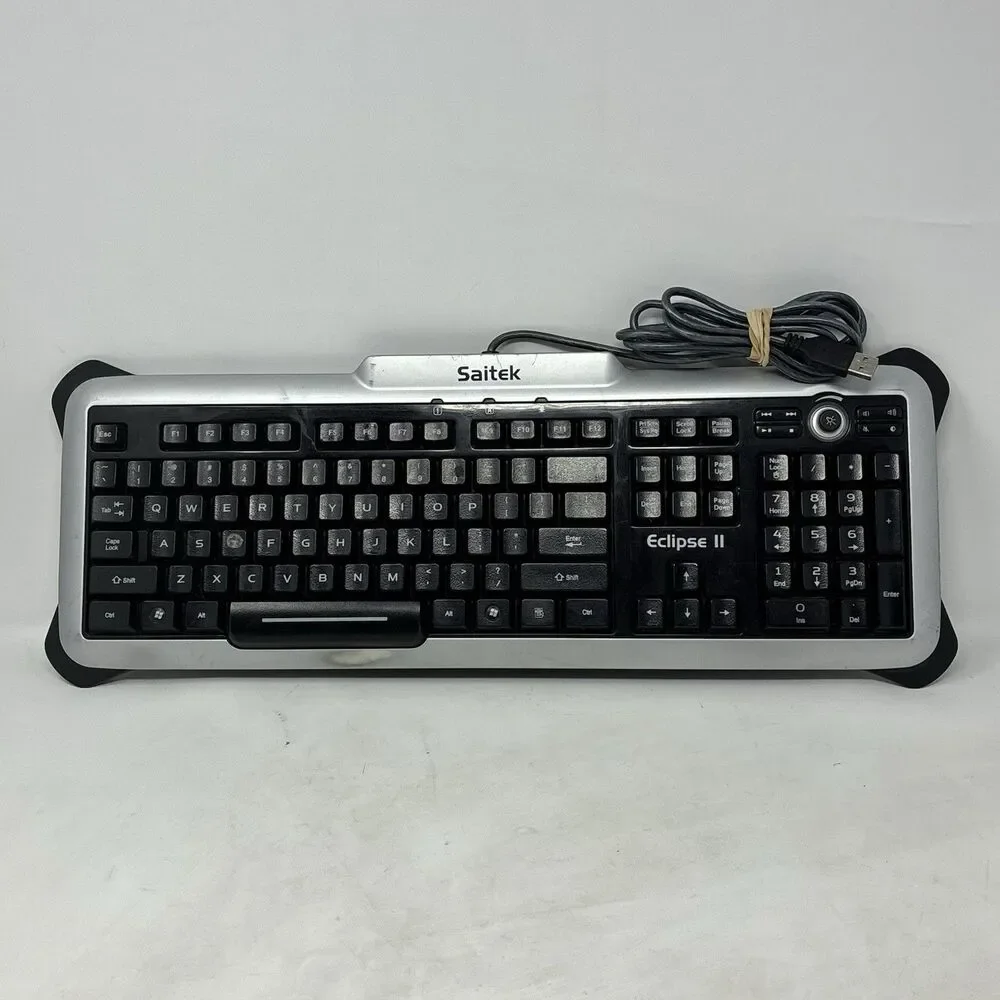 Saitek Eclipse II Keyboard PK02AU Model KU-0603 • Works